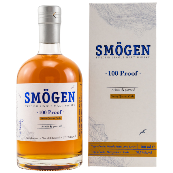 Sm&ouml;gen 6 Jahre 100 Proof Sherry Quarter Cask Batch #2 57,1% 0,5l