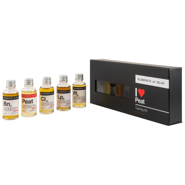 Elements of Islay Tasting Kit (Bn7, Peat, Ci11, Lp9, PI5) 54,7% 5x0,03l