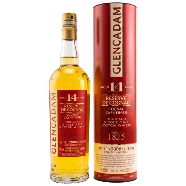 Glencadam 14 Jahre 2006 2020 Reserve de Cognac 46% 0,7l