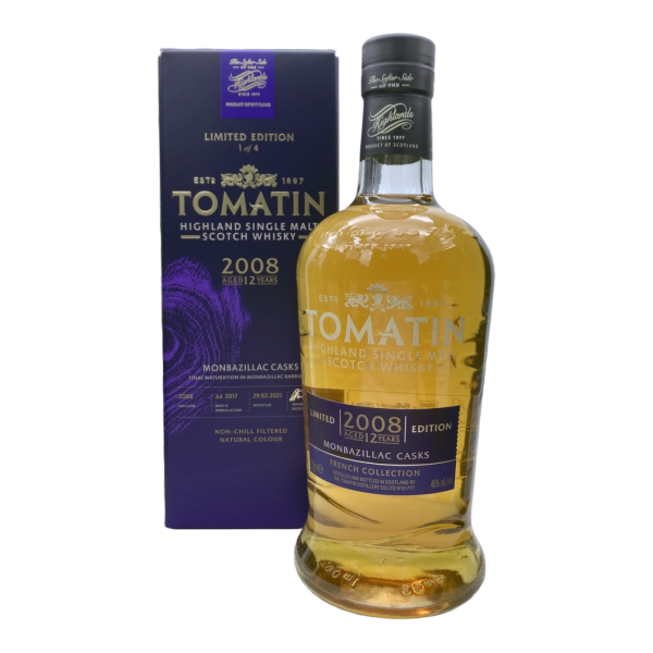 Tomatin 12 Jahre 2008 2021 Monbazillac Casks French Collection 46% 0,7l