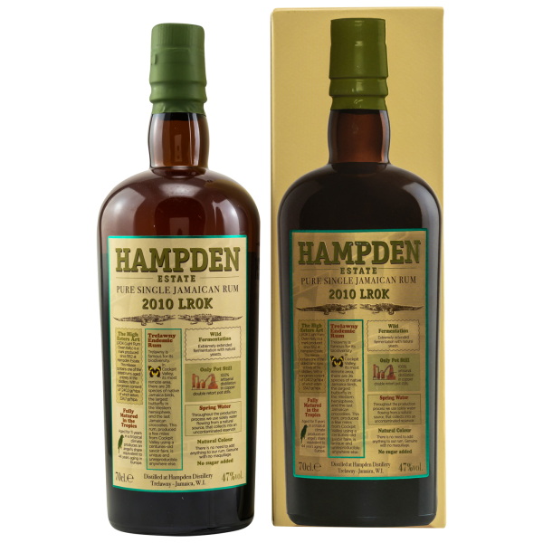 Hampden 2010 LROK Pure Single Jamaican Rum 47% 0,7l