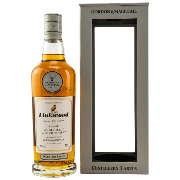Linkwood 25 Jahre Distillery Labels Gordon & Macphail 46% 0,7l