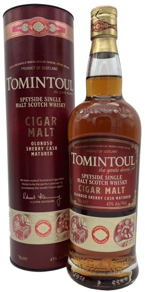 Tomintoul Cigar Malt Oloroso Sherry Cask Matured 43% 0,7l