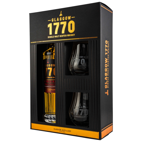 Glasgow 1770 The Original 46% 0,5l + 2 Gl&auml;ser
