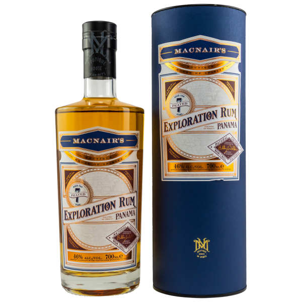 MacNairs 7 Jahre Exploration Peated Panama Rum 46% 0,7l