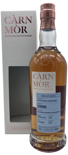 Blair Athol 13 Jahre 2008 2021 Oloroso Hogshead C&agrave;rn M&ograve;r Strictly Limited Edition Morrison & MacKay 47,5% 0,7l