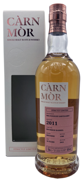 Miltonduff 10 Jahre 2011 2021 Bourbon Barrel C&agrave;rn M&ograve;r Strictly Limited Edition Morrison & MacKay 47,5% 0,7l