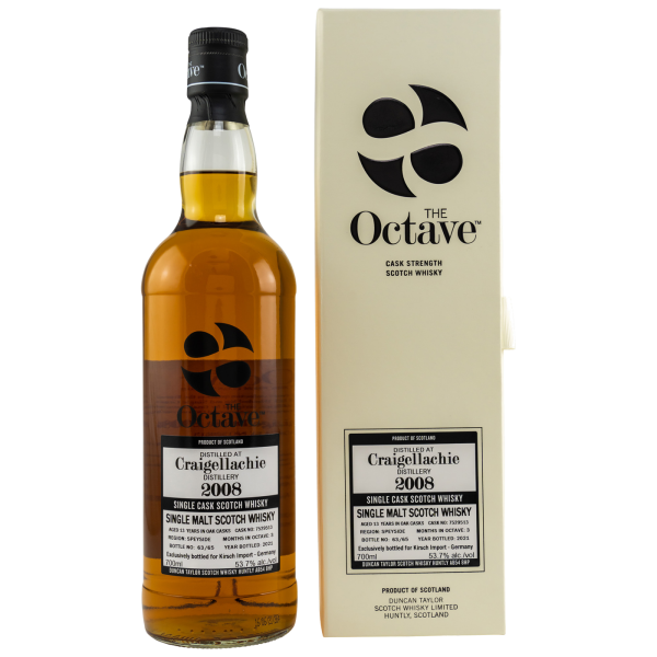 Craigellachie 13 Jahre 2008 2021 The Octave #7529513 Duncan Taylor 53,7% 0,7l