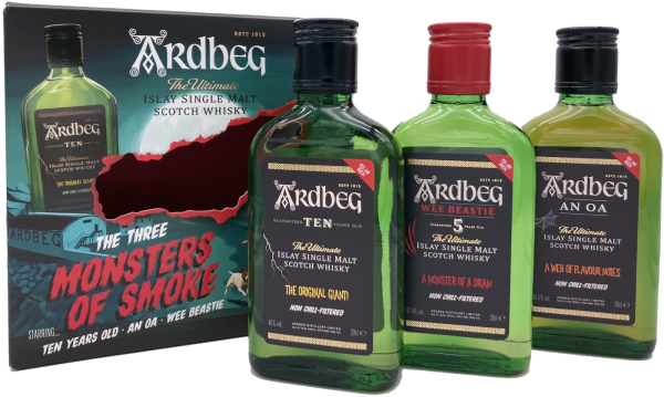 Ardbeg The Three Monsters of Smoke Set 46,67% 3x0,2l