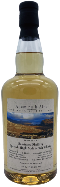 Benrinnes 10 Jahre 2010 2021 Bourbon Barrel #311053 Anam na h-Alba 59,3% 0,7l