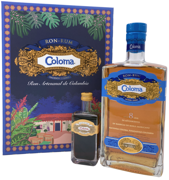 Coloma 8 Jahre 40% 0,7l + Coffee Liquor 25% 0,05l