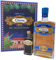 Coloma 8 Jahre 40% 0,7l + Coffee Liquor 25% 0,05l
