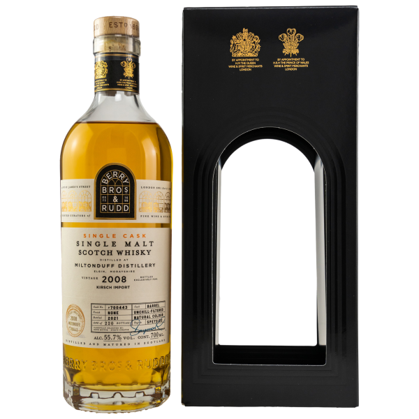 Miltonduff 13 Jahre 2008 2021 #700443 Berry Bros & Rudd 55,7% 0,7l