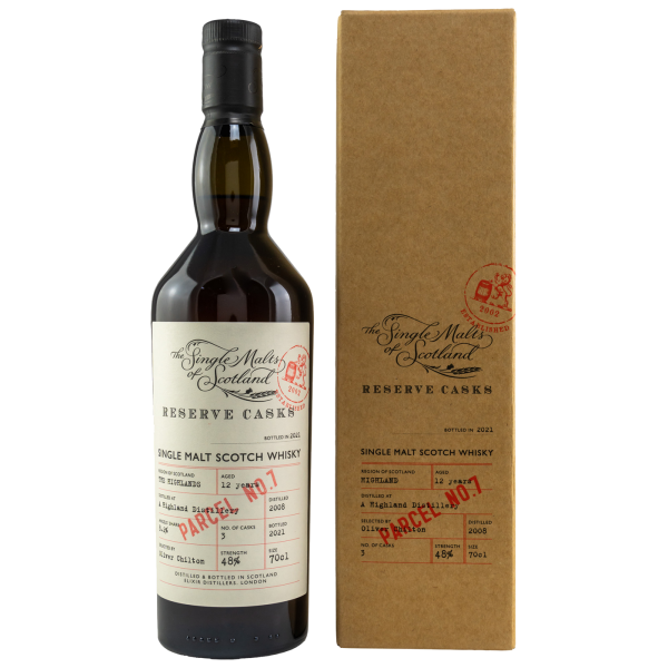 A Highland Distillery 12 Jahre 2008 2021 Reserve Cask Parcel #7 SMoS 48% 0,7l