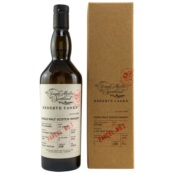 A Lowland Distillery 13 Jahre 2007 2021 Reserve Cask Parcel #7 SMoS 48% 0,7l