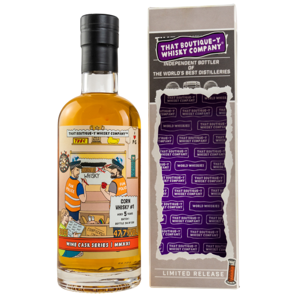 Corn Whisky 5 Jahre Batch #1 That Boutique-y Whisky Company 47,7% 0,5l