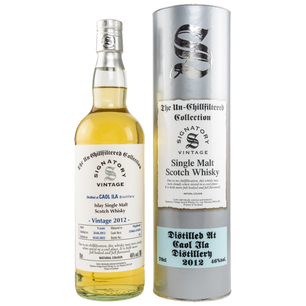 Caol Ila 9 Jahre 2012 2022 Hogsheads #319465/319470 Signatory 46% 0,7l