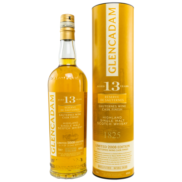 Glencadam 13 Jahre 2008 2021 White Sauternes Cask Finish 46% 0,7l