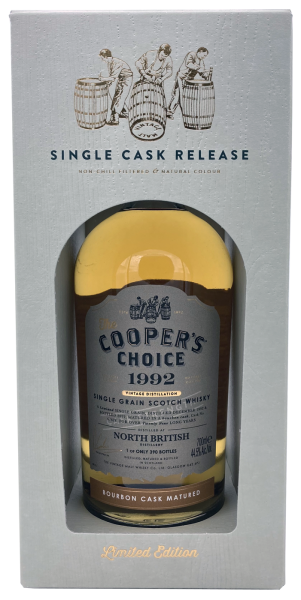 North British 29 Jahre 1992 2022 Bourbon Cask Matured #67628 The Coopers Choice 44,5% 0,7l