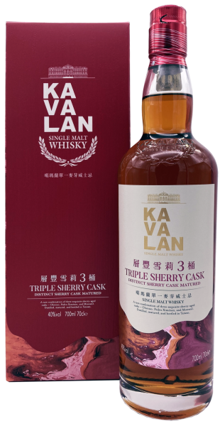 Kavalan Triple Sherry Cask 40% 0,7l
