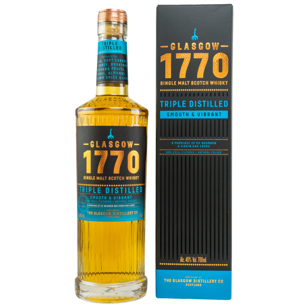 Glasgow 1770 Triple Distilled Smooth & Vibrant 46% 0,7l