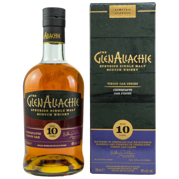 GlenAllachie 10 Jahre Chinquapin Wood Finish 48%  0,7l