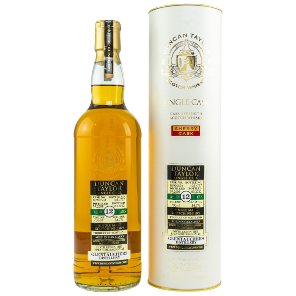 Glentauchers 12 Jahre 2009 2022 #85900534 Duncan Taylor 54,7% 0,7l