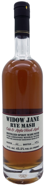 Widow Jane Rye Mash Oak & Applewood Whiskey 45,5% 0,7l