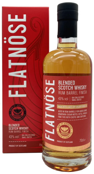 Flatn&ouml;se Rum Finish Blended Scotch Whisky 43% 0,7l