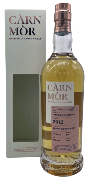 Glenburgie 9 Jahre 2012 2022 1st Fill Bourbon Barrel C&agrave;rn M&ograve;r Strictly Limited Edition Morrison & MacKay 47,5% 0,7l