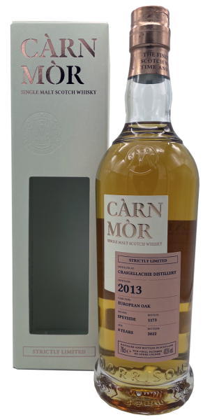 Craigellachie 8 Jahre 2013 2022 European Oak C&agrave;rn M&ograve;r Strictly Limited Edition Morrison & MacKay 47,5% 0,7l