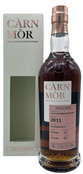 Glentauchers 10 Jahre 2011 2022 PX Sherry Butt C&agrave;rn M&ograve;r Strictly Limited Edition Morrison & MacKay 47,5% 0,7l